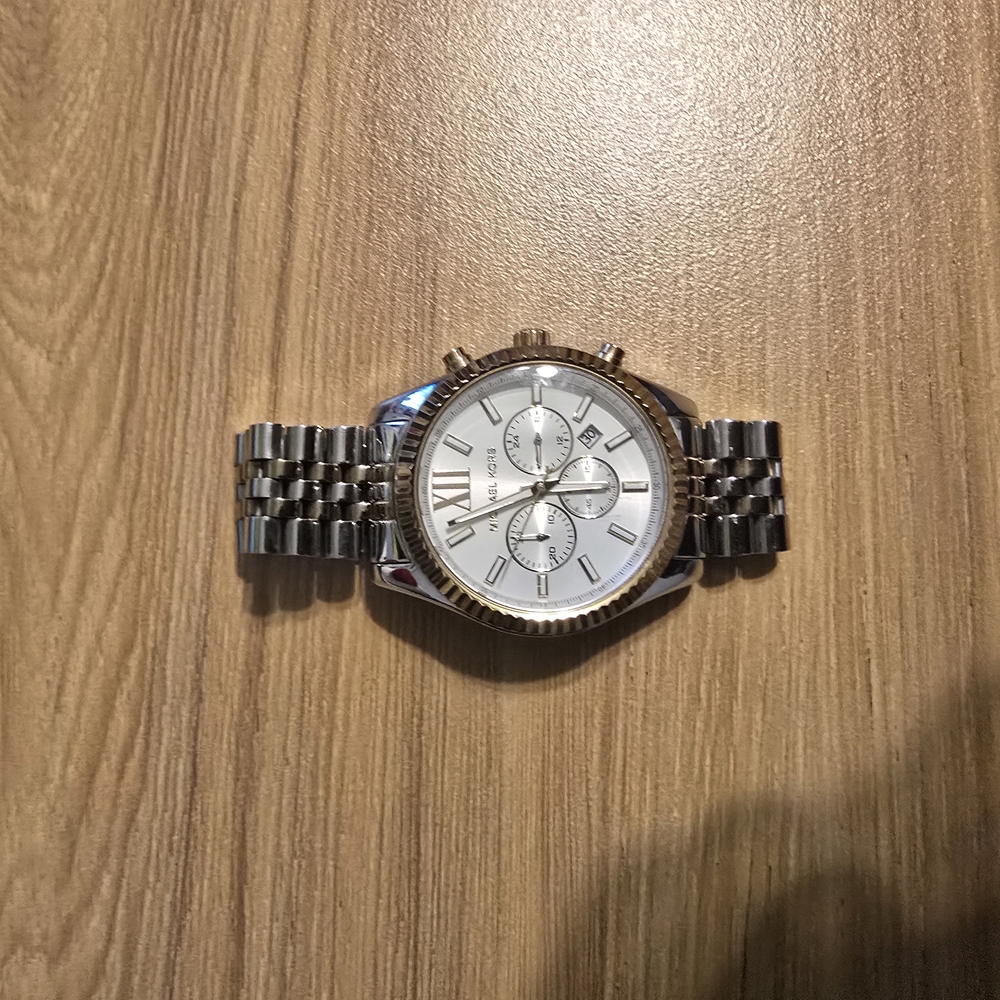 Michael Kors Silver Chronograph Watch
